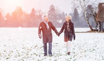 COPD Winter Spazieren