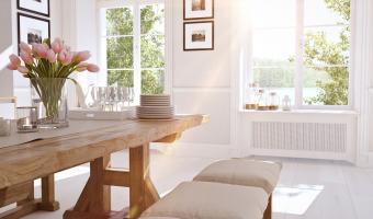 saubere Wohnung lüften