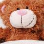 Teddybaer im Bett